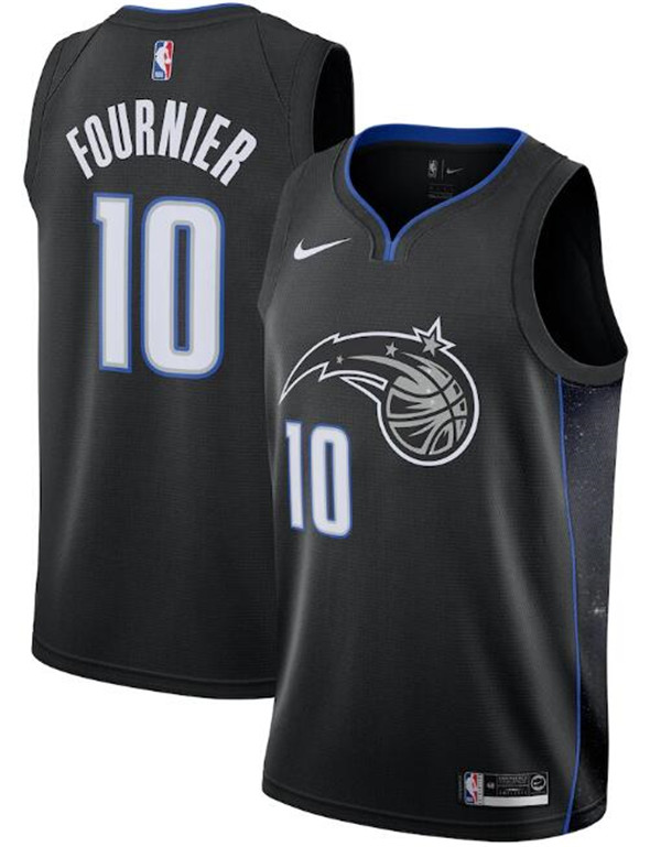 Men's Orlando Magic Black #10 Evan Fournie City Edition Stitched Swingman Jersey