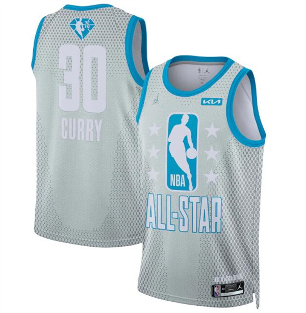 Men's 2022 All-Star #30 Stephen Curry Gray Stitched Basketball Jersey Men's 2022 All-Star #30 Stephen Curry Gray Stitched Basketball Jersey
