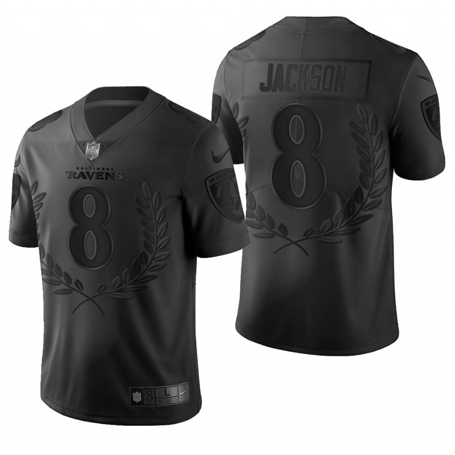 Men's Baltimore Ravens #8 Lamar Jackson Black NFL Special Edition Limited Stitched Jersey Men's Baltimore Ravens #8 Lamar Jackson Black NFL Special Edition Limited Stitched Jersey