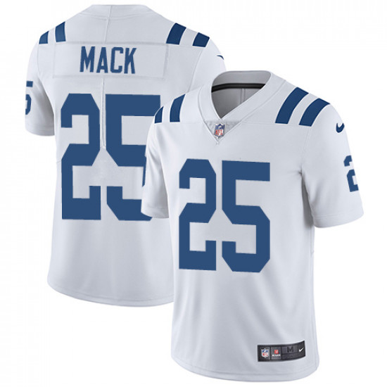 Men's Indianapolis Colts #25 Marlon Mack Royal White Vapor Untouchable Limited Stitched NFL Jersey Men's Indianapolis Colts #25 Marlon Mack Royal White Vapor Untouchable Limited Stitched NFL Jersey