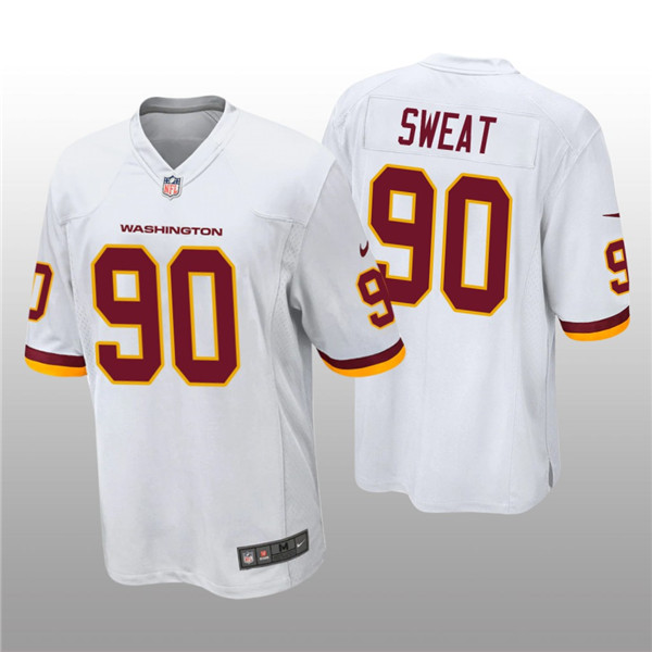 Men's Washington Football Team #90 Montez Sweat White NFL Vapor Untouchable Limited Stitched Jersey Men's Washington Football Team #90 Montez Sweat White NFL Vapor Untouchable Limited Stitched Jersey