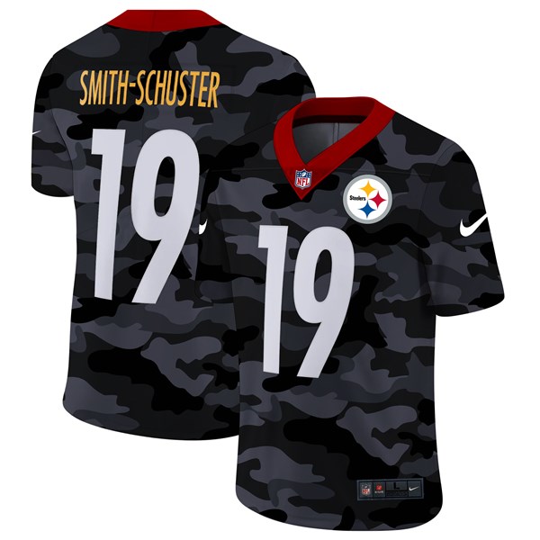 Men's Pittsburgh Steelers #19 JuJu Smith-Schuster 2020 Camo Stitched Limited Jersey Men's Pittsburgh Steelers #19 JuJu Smith-Schuster 2020 Camo Stitched Limited Jersey
