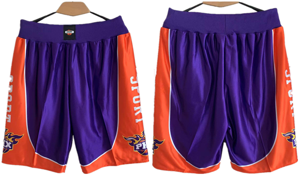 Men's Phoenix Suns Purple/Orange Shorts (Run Small) Men's Phoenix Suns Purple/Orange Shorts (Run Small)