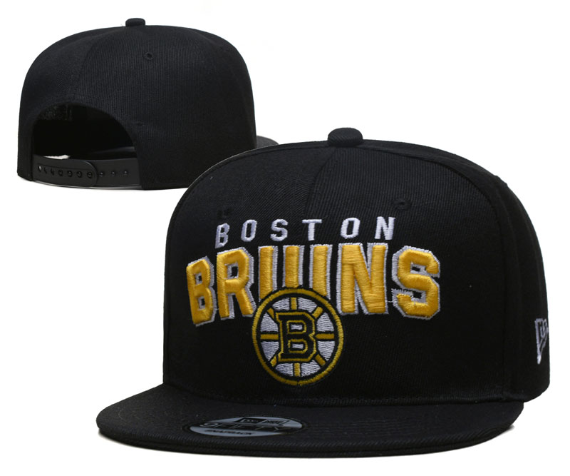 Boston Bruins Stitched Snapback Hats 001