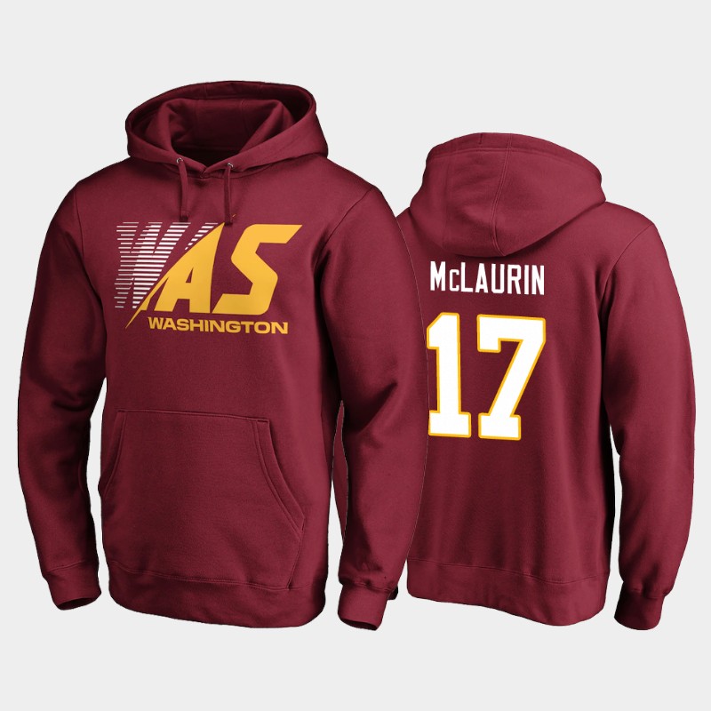 Men's Washington Football Team #17 Terry McLaurin 2020 NFL Burgundy Stealth Scanner Pullover Hoodie Men's Washington Football Team #17 Terry McLaurin 2020 NFL Burgundy Stealth Scanner Pullover Hoodie