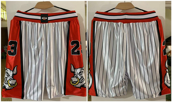 Men's Chicago Bulls White/Red Shorts (Run Small) Men's Chicago Bulls White/Red Shorts (Run Small)