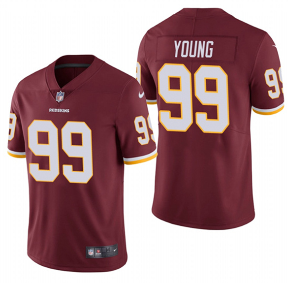 Men's Washington Redskins #99 Chase Young 2020 Burgundy Vapor Limited NFL Jersey Men's Washington Redskins #99 Chase Young 2020 Burgundy Vapor Limited NFL Jersey