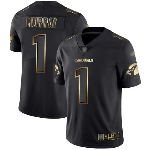 Nike Cardinals #1 Kyler Murray Black/Gold Men's Stitched NFL Vapor Untouchable Limited Jersey