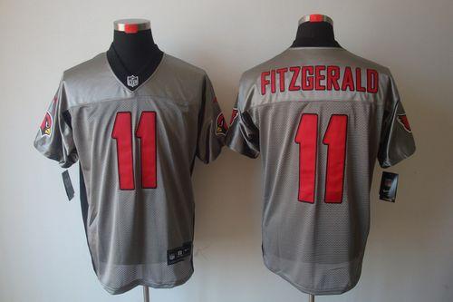 Nike Cardinals #11 Larry Fitzgerald Grey Shadow Men's Stitched NFL Elite Jersey Nike Cardinals #11 Larry Fitzgerald Grey Shadow Men's Stitched NFL Elite Jersey