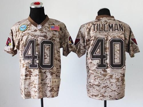 Nike Cardinals #40 Pat Tillman Camo Men's Stitched NFL New Elite USMC Jersey Nike Cardinals #40 Pat Tillman Camo Men's Stitched NFL New Elite USMC Jersey