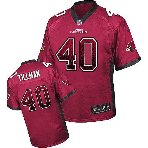 Nike Cardinals #40 Pat Tillman Red Team Color Men's Stitched NFL Elite Drift Fashion Jersey Nike Cardinals #40 Pat Tillman Red Team Color Men's Stitched NFL Elite Drift Fashion Jersey