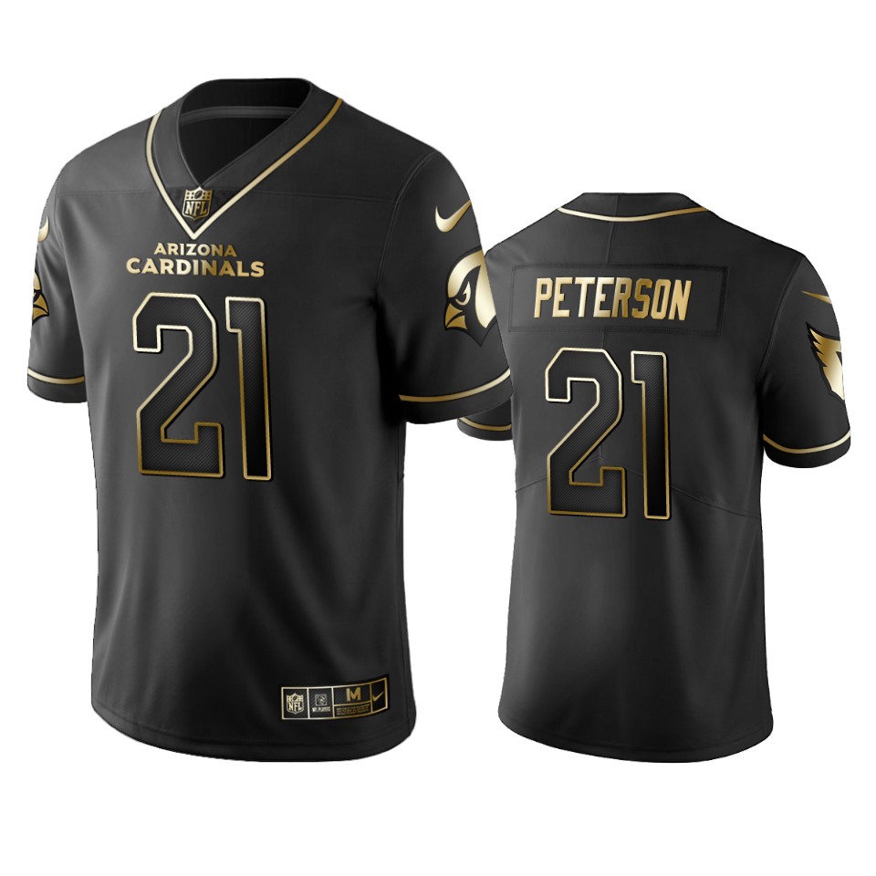 Cardinals #21 Patrick Peterson Men's Stitched NFL Vapor Untouchable Limited Black Golden Jersey Cardinals #21 Patrick Peterson Men's Stitched NFL Vapor Untouchable Limited Black Golden Jersey