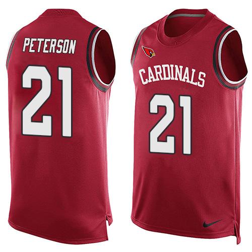 Nike Cardinals #21 Patrick Peterson Red Team Color Men's Stitched NFL Limited Tank Top Jersey Nike Cardinals #21 Patrick Peterson Red Team Color Men's Stitched NFL Limited Tank Top Jersey
