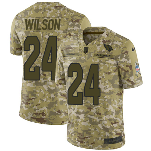 Nike Cardinals #24 Adrian Wilson Camo Men's Stitched NFL Limited 2018 Salute to Service Jersey Nike Cardinals #24 Adrian Wilson Camo Men's Stitched NFL Limited 2018 Salute to Service Jersey