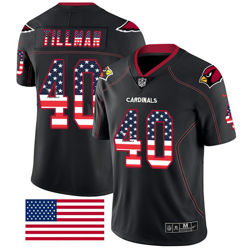 Nike Cardinals #40 Pat Tillman Black Men's Stitched NFL Limited Rush USA Flag Jersey Nike Cardinals #40 Pat Tillman Black Men's Stitched NFL Limited Rush USA Flag Jersey