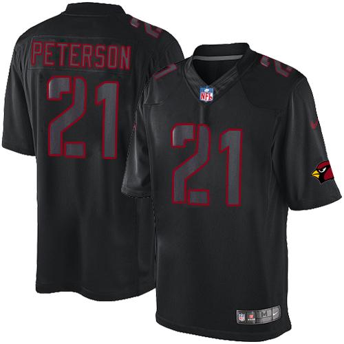 Nike Cardinals #21 Patrick Peterson Black Men's Stitched NFL Impact Limited Jersey Nike Cardinals #21 Patrick Peterson Black Men's Stitched NFL Impact Limited Jersey