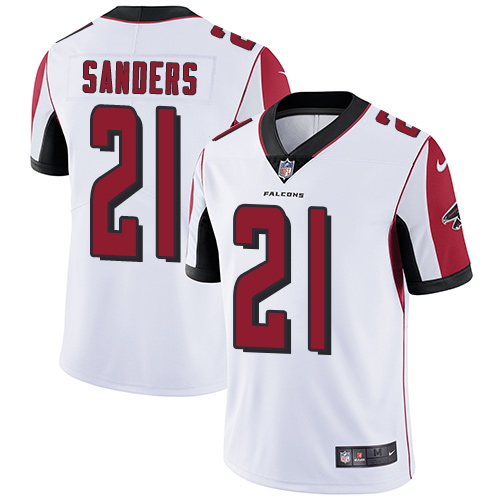 Nike Falcons #21 Deion Sanders White Men's Stitched NFL Vapor Untouchable Limited Jersey Nike Falcons #21 Deion Sanders White Men's Stitched NFL Vapor Untouchable Limited Jersey