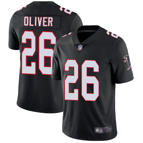 Nike Falcons #26 Isaiah Oliver Black Alternate Men's Stitched NFL Vapor Untouchable Limited Jersey Nike Falcons #26 Isaiah Oliver Black Alternate Men's Stitched NFL Vapor Untouchable Limited Jersey