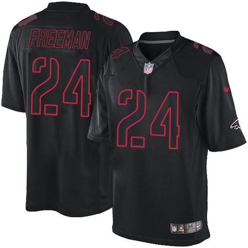 Nike Falcons #24 Devonta Freeman Black Men's Stitched NFL Impact Limited Jersey Nike Falcons #24 Devonta Freeman Black Men's Stitched NFL Impact Limited Jersey