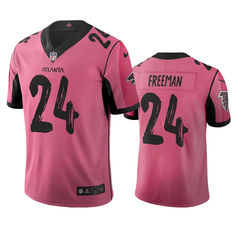 Atlanta Falcons #24 Devonta Freeman Pink Vapor Limited City Edition NFL Jersey Atlanta Falcons #24 Devonta Freeman Pink Vapor Limited City Edition NFL Jersey