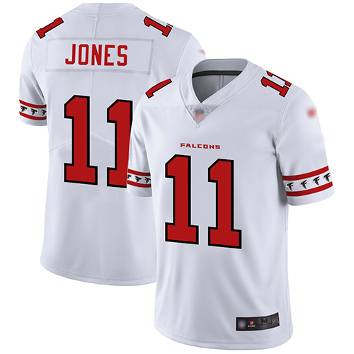 Nike Falcons #11 Julio Jones White Men's Stitched NFL Limited Team Logo Fashion Jersey Nike Falcons #11 Julio Jones White Men's Stitched NFL Limited Team Logo Fashion Jersey