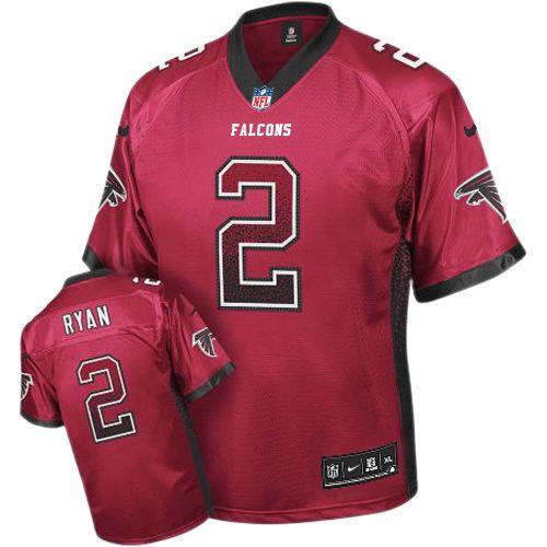 Nike Falcons #2 Matt Ryan Red Team Color Men's Stitched NFL Elite Drift Fashion Jersey Nike Falcons #2 Matt Ryan Red Team Color Men's Stitched NFL Elite Drift Fashion Jersey