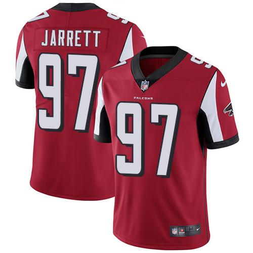 Nike Falcons #97 Grady Jarrett Red Team Color Men's Stitched NFL Vapor Untouchable Limited Jersey Nike Falcons #97 Grady Jarrett Red Team Color Men's Stitched NFL Vapor Untouchable Limited Jersey