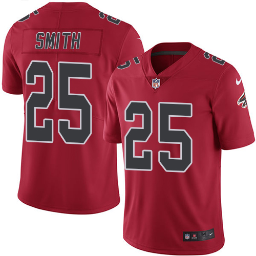 Nike Falcons #25 Ito Smith Red Men's Stitched NFL Limited Rush Jersey Nike Falcons #25 Ito Smith Red Men's Stitched NFL Limited Rush Jersey