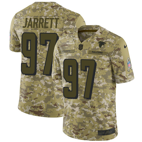 Nike Falcons #97 Grady Jarrett Camo Men's Stitched NFL Limited 2018 Salute To Service Jersey Nike Falcons #97 Grady Jarrett Camo Men's Stitched NFL Limited 2018 Salute To Service Jersey