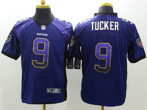 Nike Ravens #9 Justin Tucker Purple Team Color Men's Stitched NFL Elite Drift Fashion Jersey Nike Ravens #9 Justin Tucker Purple Team Color Men's Stitched NFL Elite Drift Fashion Jersey