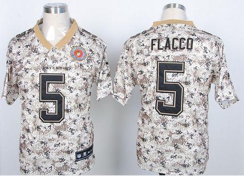 Nike Ravens #5 Joe Flacco Camo USMC Men's Stitched NFL Elite Jersey Nike Ravens #5 Joe Flacco Camo USMC Men's Stitched NFL Elite Jersey