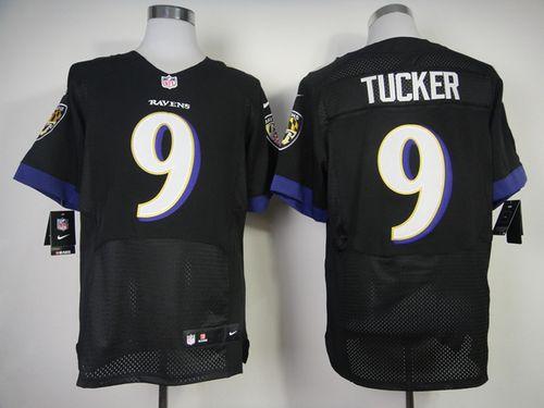 Nike Ravens #9 Justin Tucker Black Alternate Men's Stitched NFL New Elite Jersey Nike Ravens #9 Justin Tucker Black Alternate Men's Stitched NFL New Elite Jersey