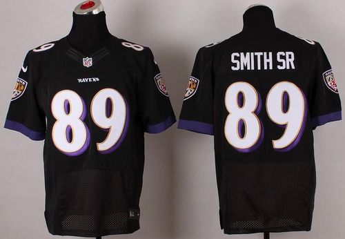 Nike Ravens #89 Steve Smith Black Alternate Men's Stitched NFL New Elite Jersey Nike Ravens #89 Steve Smith Black Alternate Men's Stitched NFL New Elite Jersey