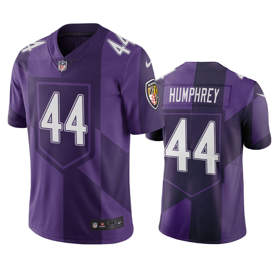 Baltimore Ravens #44 Marlon Humphrey Purple Vapor Limited City Edition NFL Jersey Baltimore Ravens #44 Marlon Humphrey Purple Vapor Limited City Edition NFL Jersey