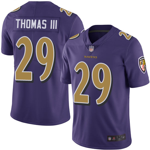 Nike Ravens #29 Earl Thomas III Purple Men's Stitched NFL Limited Rush Jersey Nike Ravens #29 Earl Thomas III Purple Men's Stitched NFL Limited Rush Jersey