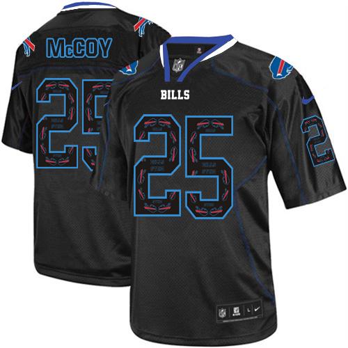 Nike Bills #25 LeSean McCoy New Lights Out Black Men's Stitched NFL Elite Jersey Nike Bills #25 LeSean McCoy New Lights Out Black Men's Stitched NFL Elite Jersey