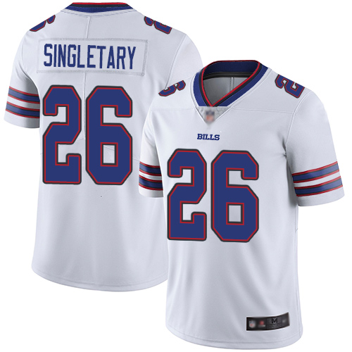 Nike Bills #26 Devin Singletary White Men's Stitched NFL Vapor Untouchable Limited Jersey Nike Bills #26 Devin Singletary White Men's Stitched NFL Vapor Untouchable Limited Jersey
