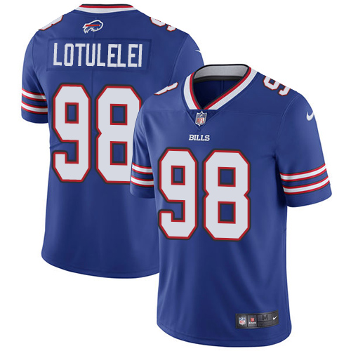 Nike Bills #98 Star Lotulelei Royal Blue Team Color Men's Stitched NFL Vapor Untouchable Limited Jersey Nike Bills #98 Star Lotulelei Royal Blue Team Color Men's Stitched NFL Vapor Untouchable Limited Jersey