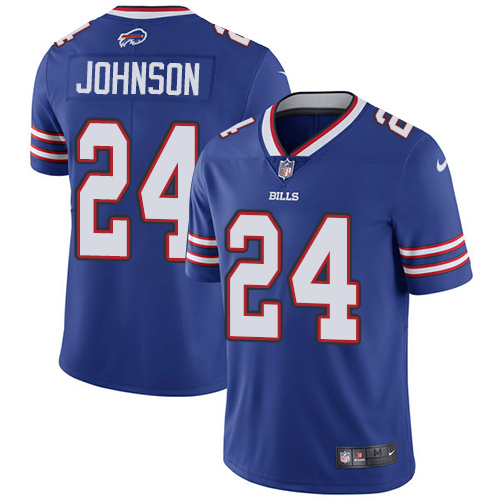 Nike Bills #24 Taron Johnson Royal Blue Team Color Men's Stitched NFL Vapor Untouchable Limited Jersey Nike Bills #24 Taron Johnson Royal Blue Team Color Men's Stitched NFL Vapor Untouchable Limited Jersey