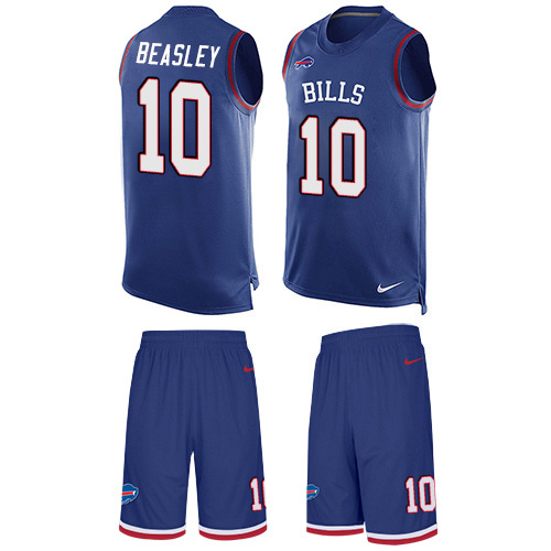 Nike Bills #10 Cole Beasley Royal Blue Team Color Men's Stitched NFL Limited Tank Top Suit Jersey Nike Bills #10 Cole Beasley Royal Blue Team Color Men's Stitched NFL Limited Tank Top Suit Jersey