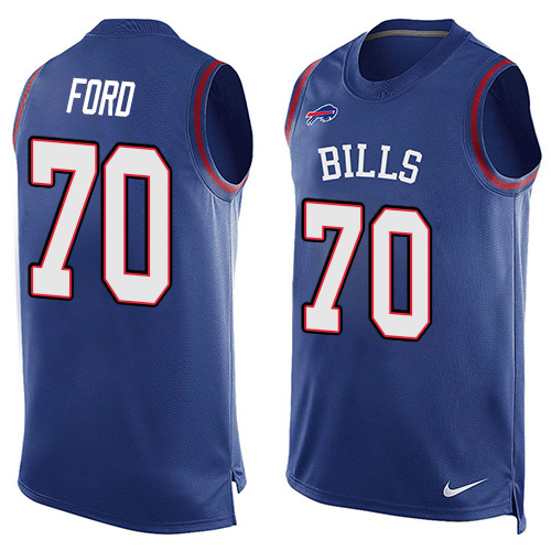 Nike Bills #70 Cody Ford Royal Blue Team Color Men's Stitched NFL Limited Tank Top Jersey Nike Bills #70 Cody Ford Royal Blue Team Color Men's Stitched NFL Limited Tank Top Jersey