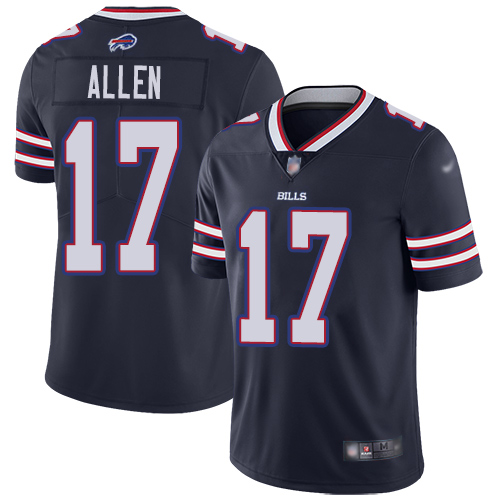 Nike Bills #17 Josh Allen Navy Men's Stitched NFL Limited Inverted Legend Jersey Nike Bills #17 Josh Allen Navy Men's Stitched NFL Limited Inverted Legend Jersey