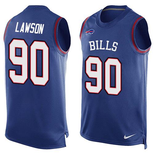 Nike Bills #90 Shaq Lawson Royal Blue Team Color Men's Stitched NFL Limited Tank Top Jersey Nike Bills #90 Shaq Lawson Royal Blue Team Color Men's Stitched NFL Limited Tank Top Jersey
