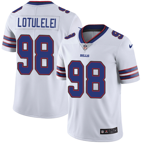 Nike Bills #98 Star Lotulelei White Men's Stitched NFL Vapor Untouchable Limited Jersey Nike Bills #98 Star Lotulelei White Men's Stitched NFL Vapor Untouchable Limited Jersey