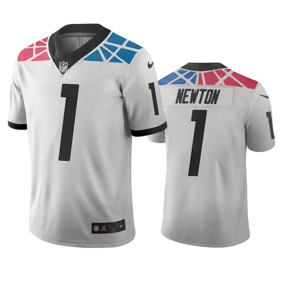 Carolina Panthers #1 Cam Newton White Vapor Limited City Edition NFL Jersey Carolina Panthers #1 Cam Newton White Vapor Limited City Edition NFL Jersey