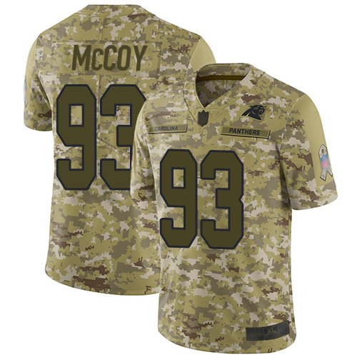 Nike Panthers #93 Gerald McCoy Camo Men's Stitched NFL Limited 2018 Salute To Service Jersey Nike Panthers #93 Gerald McCoy Camo Men's Stitched NFL Limited 2018 Salute To Service Jersey