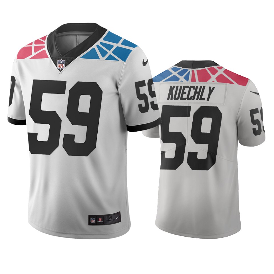 Carolina Panthers #59 Luke Kuechly White Vapor Limited City Edition NFL Jersey Carolina Panthers #59 Luke Kuechly White Vapor Limited City Edition NFL Jersey