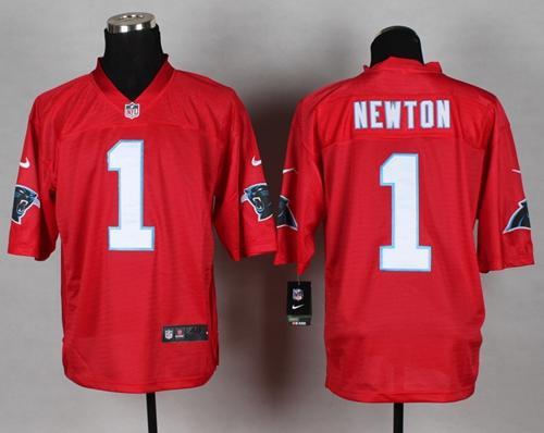 Nike Panthers #1 Cam Newton Red Men's Stitched NFL Elite QB Practice Jersey Nike Panthers #1 Cam Newton Red Men's Stitched NFL Elite QB Practice Jersey