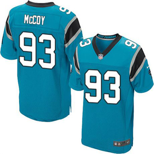 Nike Panthers #93 Gerald McCoy Blue Alternate Men's Stitched NFL Elite Jersey Nike Panthers #93 Gerald McCoy Blue Alternate Men's Stitched NFL Elite Jersey