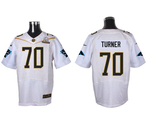 Nike Panthers #70 Trai Turner White 2016 Pro Bowl Men's Stitched NFL Elite Jersey Nike Panthers #70 Trai Turner White 2016 Pro Bowl Men's Stitched NFL Elite Jersey